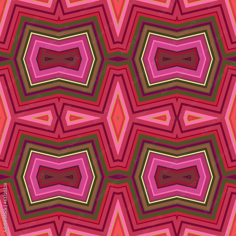 Aufkleber seamless colorful retro pattern background