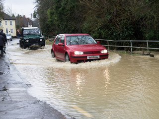 Obraz na płótnie Canvas Floodsin Clavering Cambridshire England UK