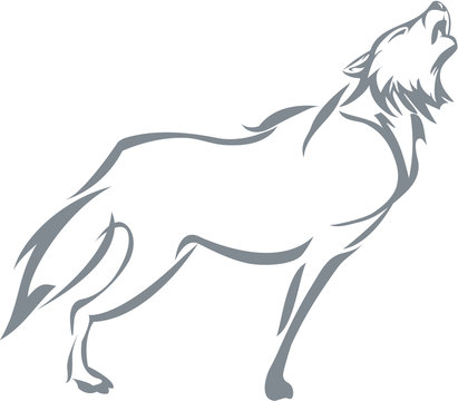 Wolf howling