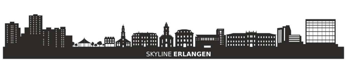 Obraz premium Skyline Erlangen