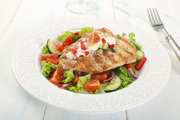 delizioso pollo con verdure