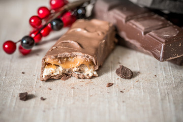 Closeup chocolate
