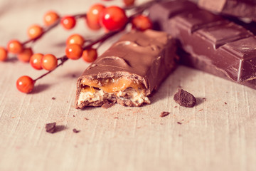 Closeup chocolate