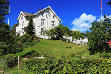 old classic house in  Trondheim, Norway