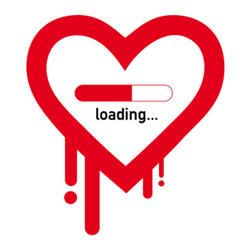 Heartbleed Symbol, loading