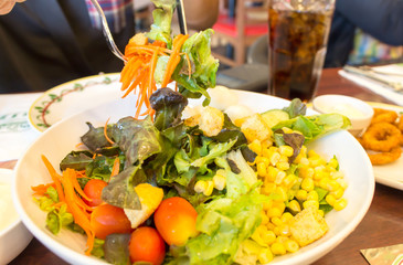 Fresh vegatable slad -
