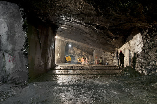 a mine of slate near Genoa, Fontanabuona Valley