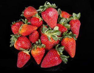 pile of strawberries