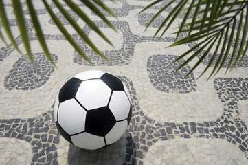 Soccer Ball Football Ipanema Beach Rio de Janeiro Brazil
