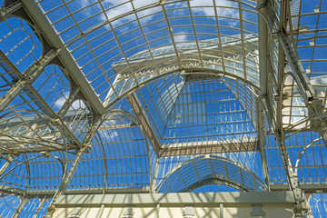 Crystal Palace in the Retiro Park in Madrid