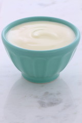 Obraz na płótnie Canvas Fresh plain yogurt