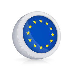 Icon with flag of EU.