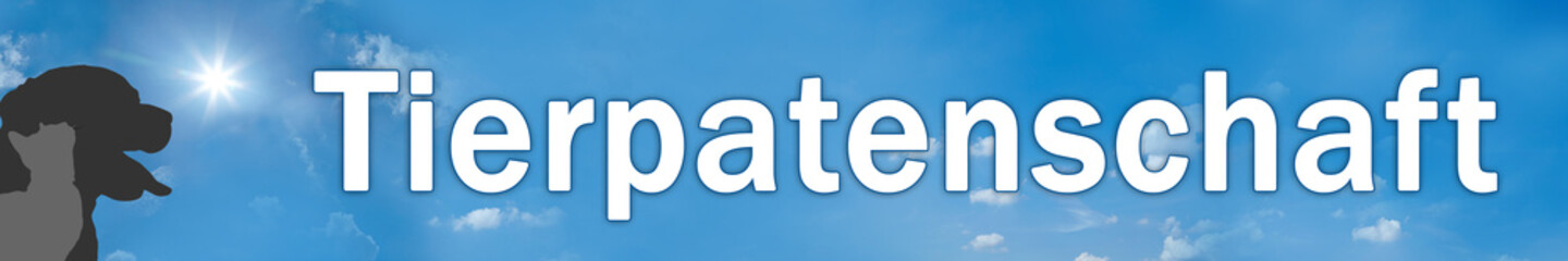 Website Banner - Tierpatenschaft - Format 6 zu 1 - g803