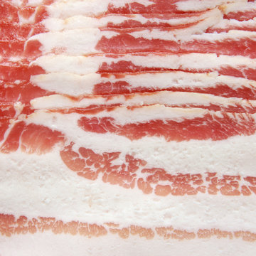 Sliced bacon.