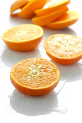 Oranges Isolated On White 