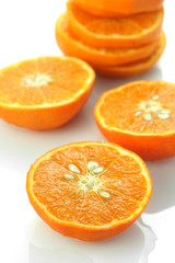Oranges Isolated On White 