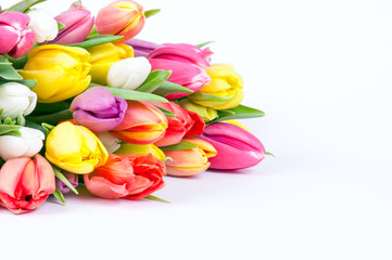 Bunter Tulpenstrauß
