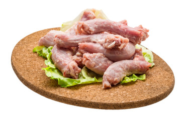 Raw chicken neck