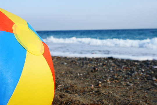 strandball am meer