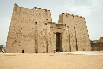 Naklejka premium Temple Of Horus, Edfu, Egypt