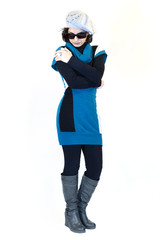 Donna in posa tranquilla che ricorda