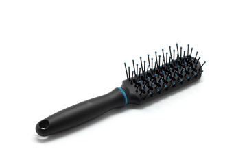 Hair brush isolated on white background