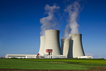 Nuclear power plant Temelin in Czech Republic Europe