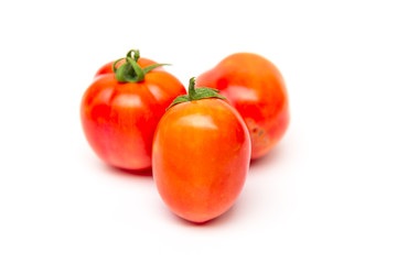 Tomatoes  isolated on white