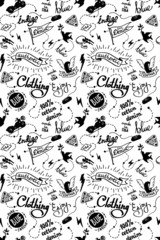 old school denim biker pattern