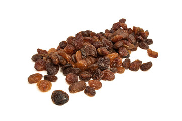 raisins isolated on white background