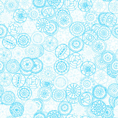Colored circle seamless pattern.