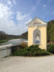 Fluss Isar in Bad Tölz