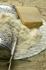 Formaggio grana Grana (cheese) Furmai grana Padano - obrazy, fototapety, plakaty