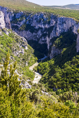 The Verdon Gorge in south-eastern France
