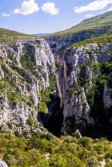 The Verdon Gorge in south-eastern France