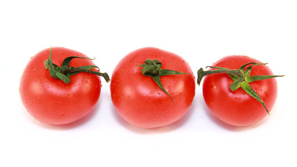 3 Tomaten von oben