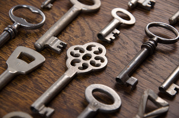 A set of old keys