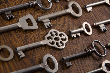 A set of old keys