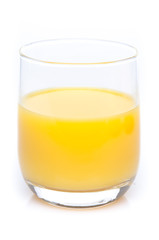 A glass of orange juice
