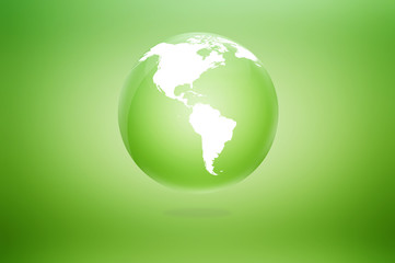 Green globe icon