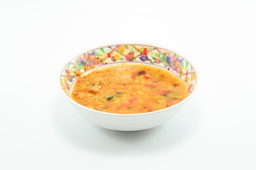 chili sauce ,and fried vegetable, Thai food 