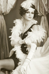retro flapper style
