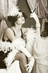 retro flapper style