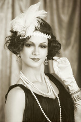 retro flapper style