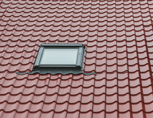 Tiling roof with window