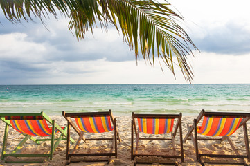 Four Chair at the beach