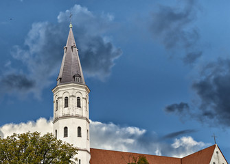 Fototapeta premium Church of the Saint Apostles Peter and Paul in Siauliai