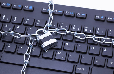 Keyboard Kette Schloss