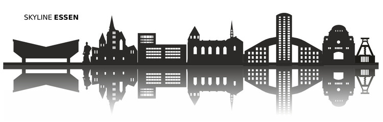 Fototapeta premium Skyline Essen