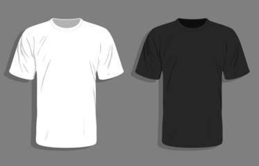 Men's t-shirt design template. Vector